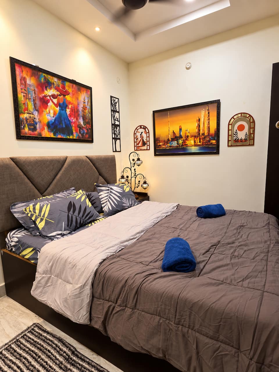 A thoughtfully styled Isha Haven space